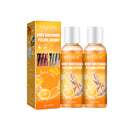 Loção esfoliante e clareadora de pele de laranja