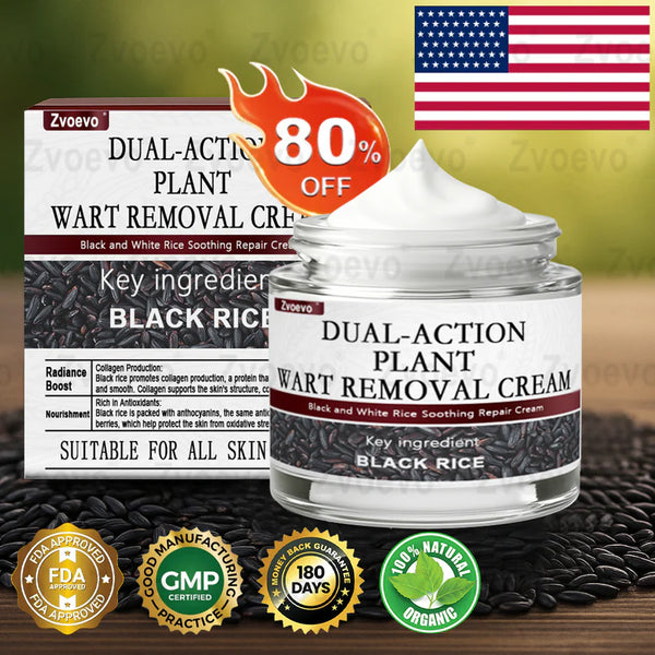 Black Rice Skin Repair Cream ⚕️ (Elimina verrugas e marcas, alivia psoríase, uniformiza a pele e reduz manchas)