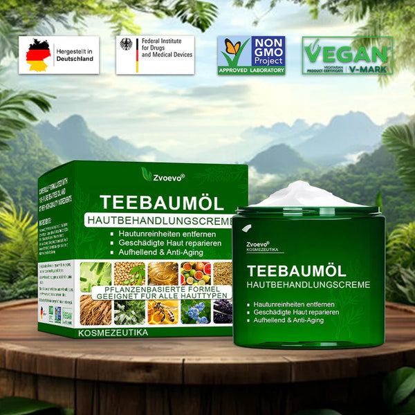 Teebaumol Creme – Remove imperfeições da pele, repara pele danificada, ilumina e neutraliza o envelhecimento