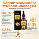 Óleo para esculpir o peitoral  VenomDefine Pro 🐝 Suporte diário com veneno de abelha para um peitoral mais firme e definido ( ORIGINAL )