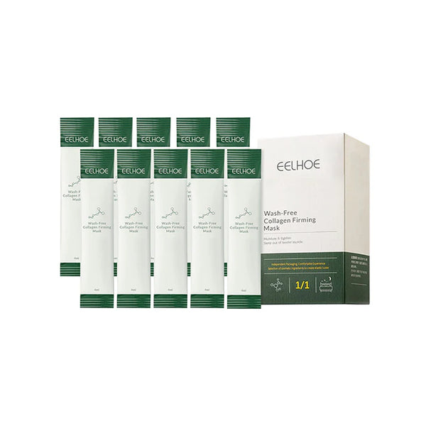 Sachês com máscara coreana de colágeno antienvelhecimento para firmamento facial