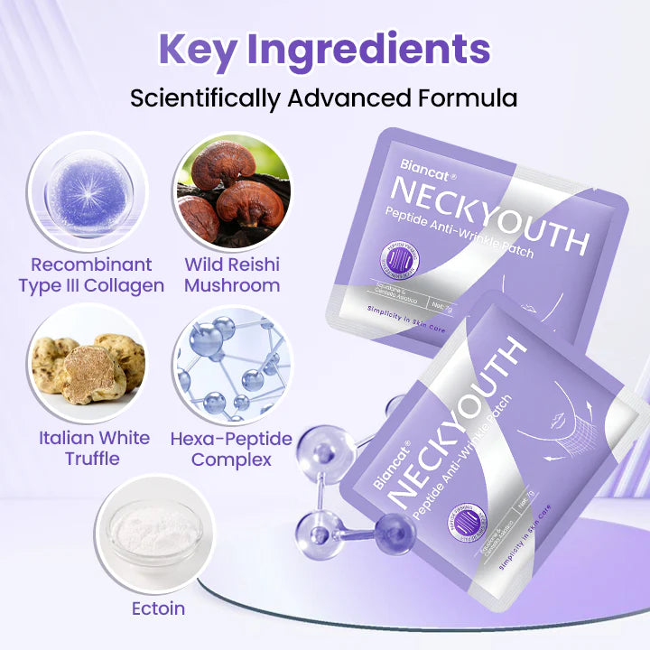 NeckYouth Peptide Adesivo Antirrugas