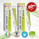 Creme firmador e antirrugas Rolimey® Botox & Vita-A Retinol Shot - Último dia da promoção com 70% de desconto