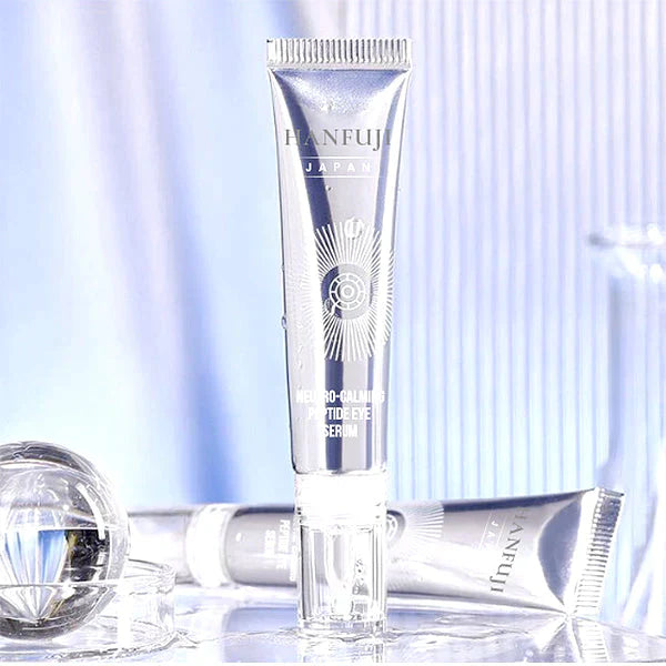 Pomada-creme calmante e antienvelhecimento para os olhos com peptídeos e Syngenta